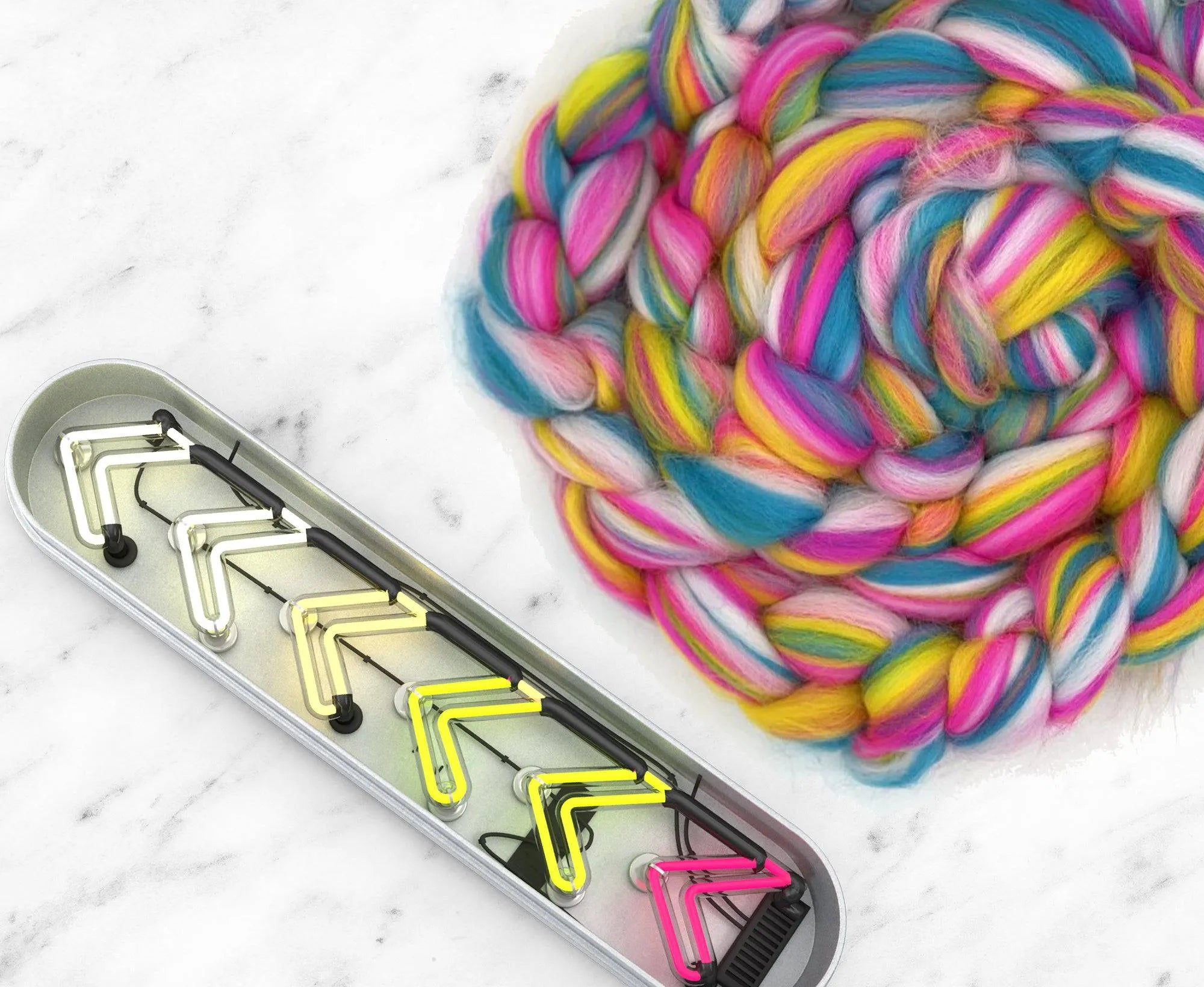 Neon.