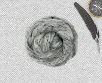 Railway Grey Tweed Top - World of Wool