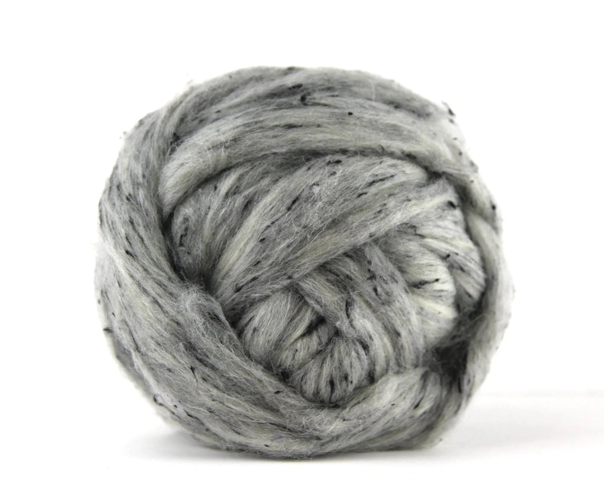 Railway Grey Tweed Top - World of Wool