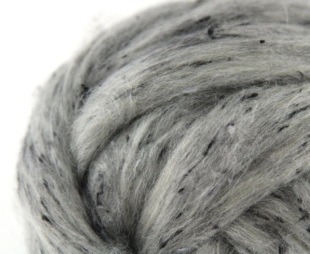 Railway Grey Tweed Top.