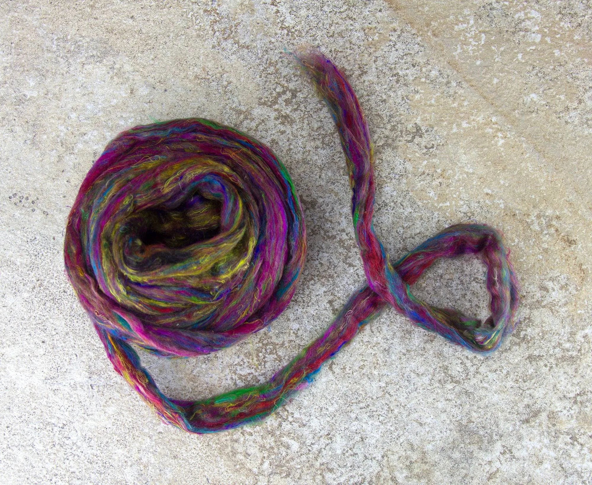 Mixed Sari Silk Botany.