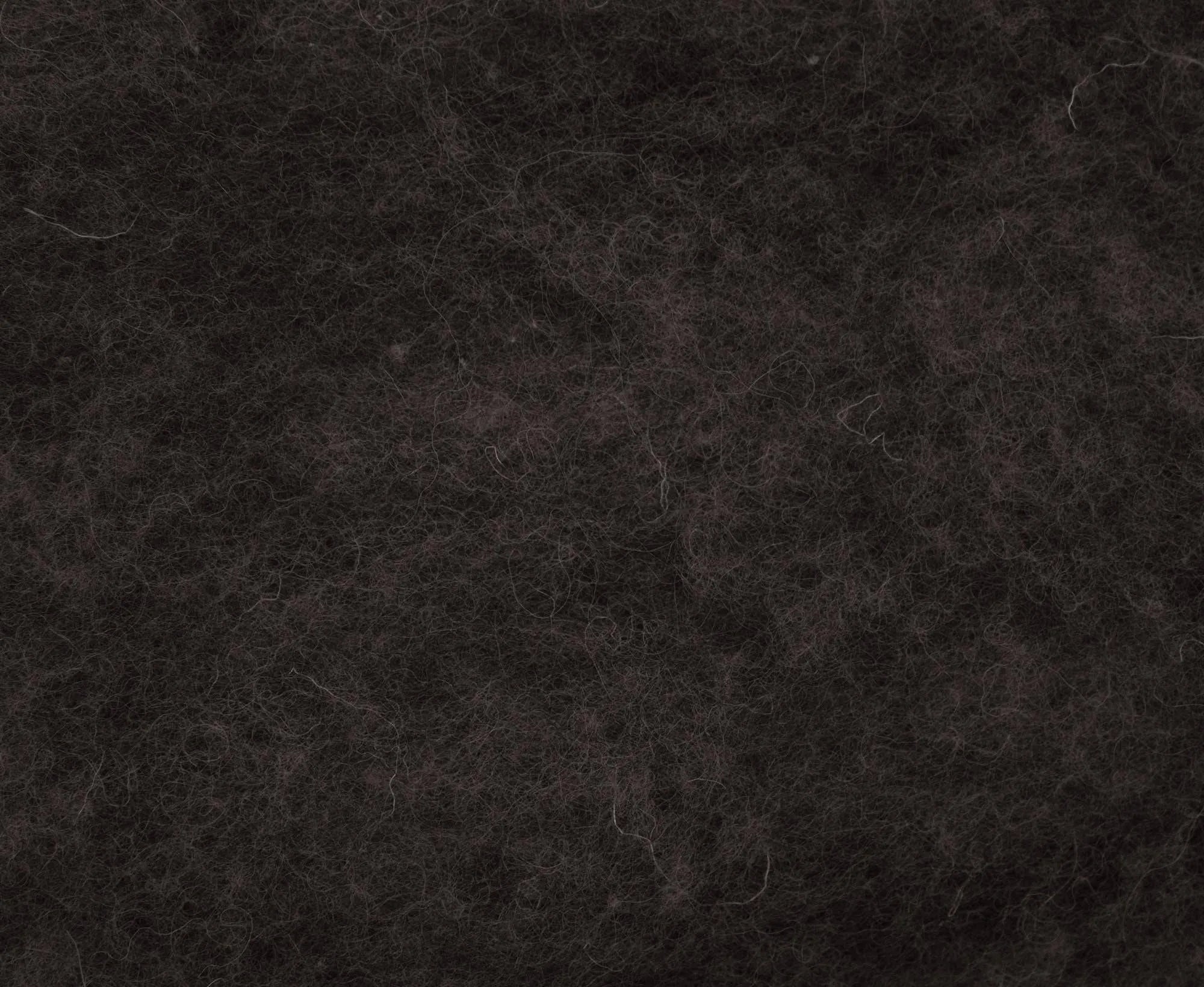 Carded Jacob Batt Natural Black.