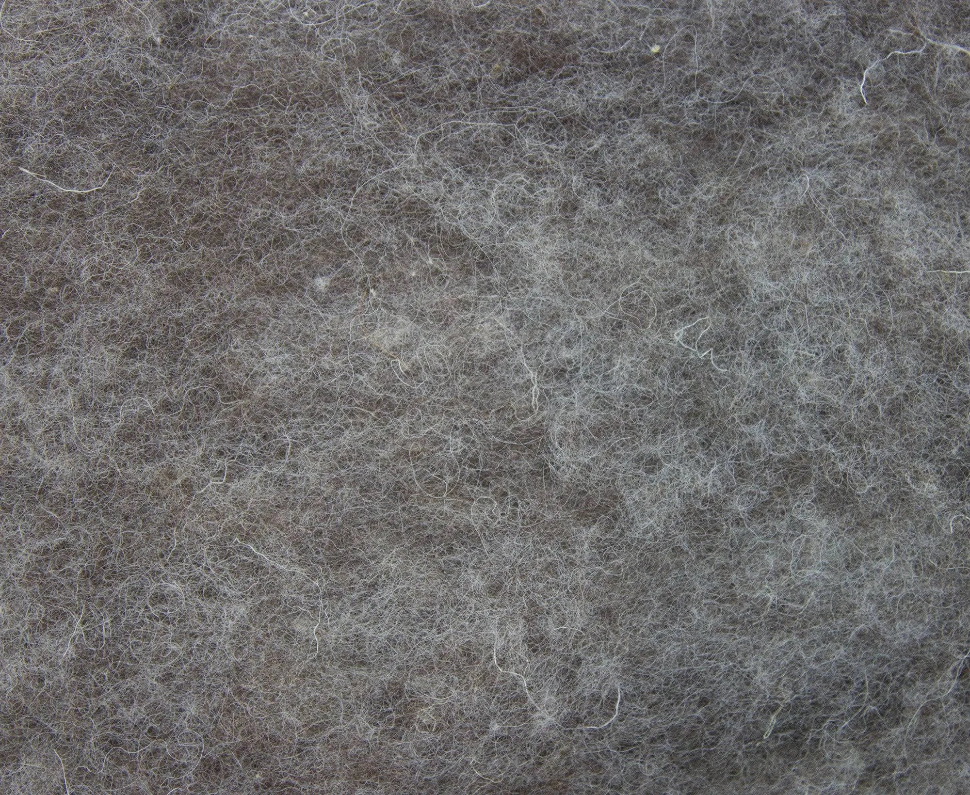 Carded Jacob Batt Natural Grey.