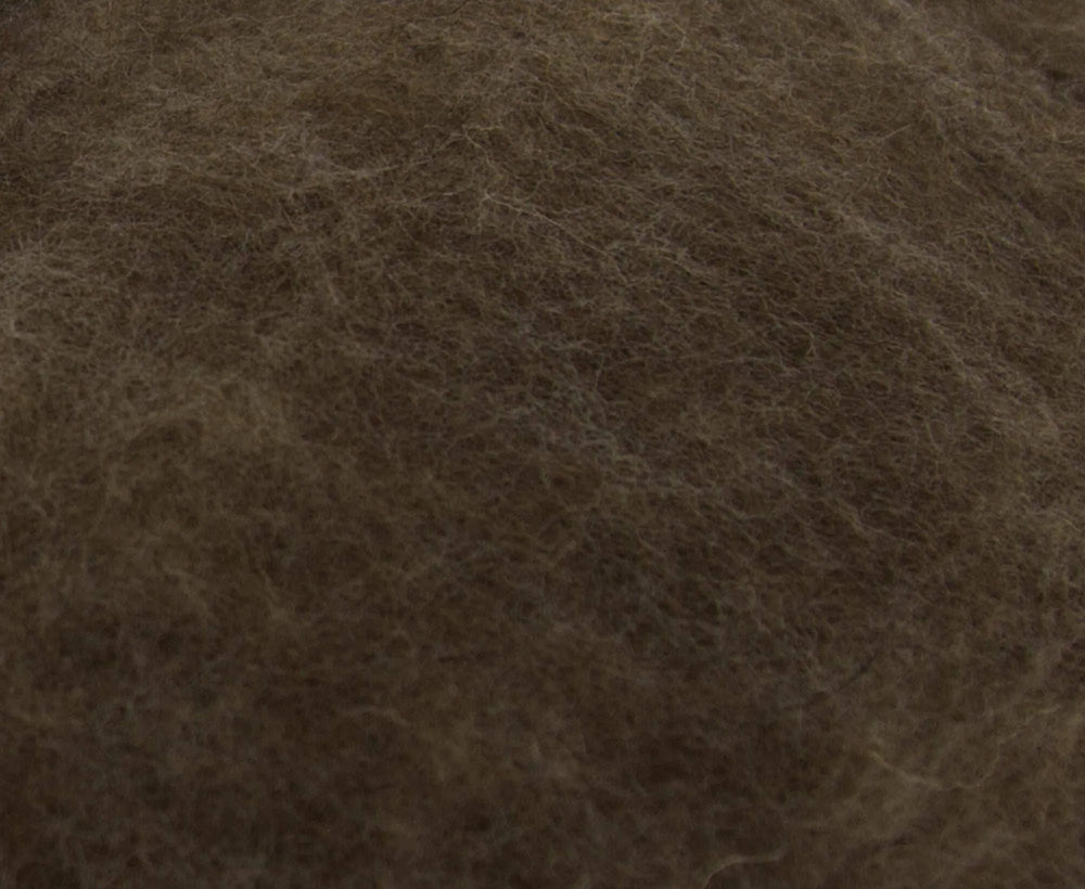 Carded Merino Batt Natural Brown - World of Wool