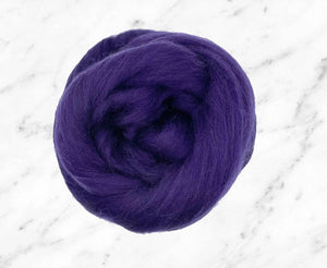 Corriedale Amethyst Dyed Wool WoW