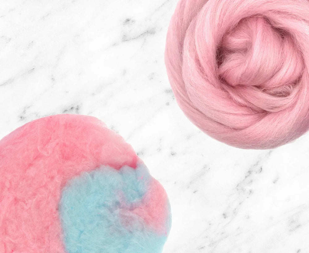 Corriedale Candy Floss.