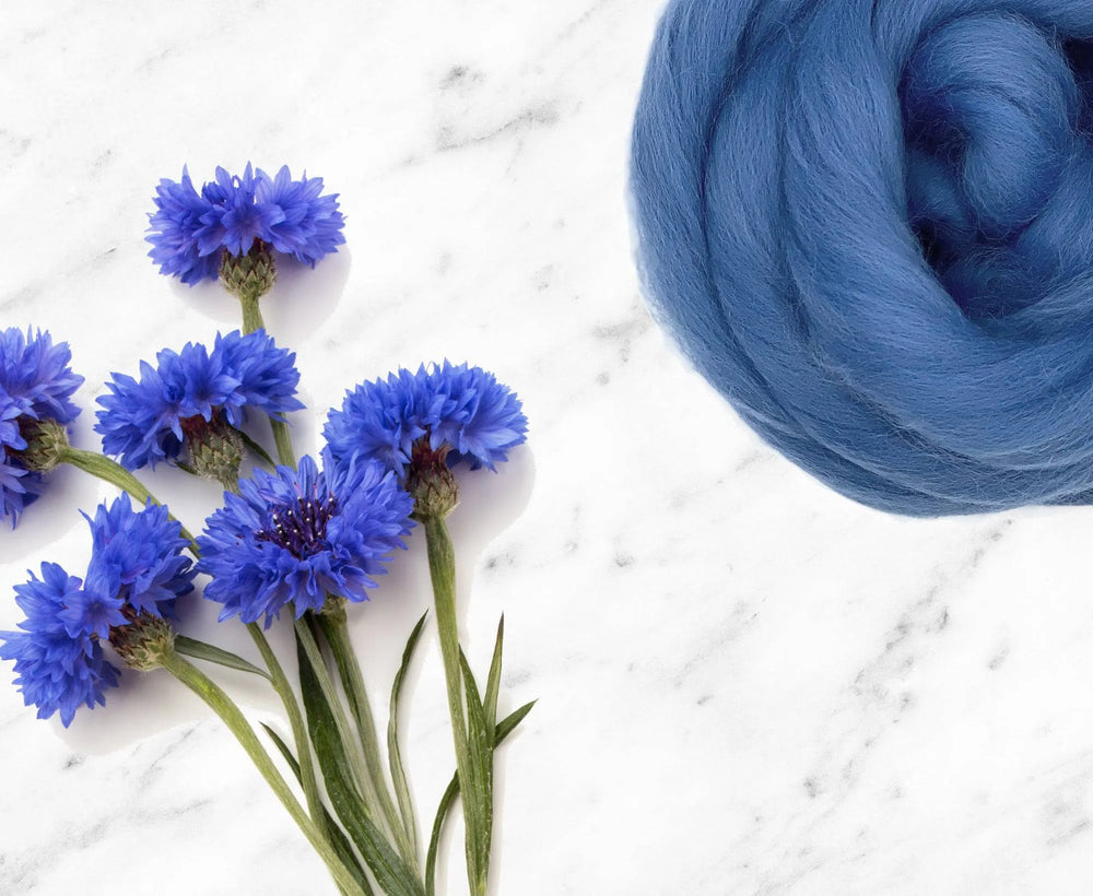 Corriedale Cornflower.