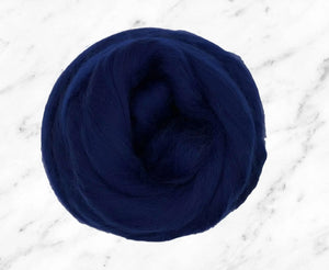 Corriedale Tanzanite Dyed Wool WoW