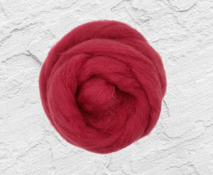 Shetland Cherry Dyed Wool WoW