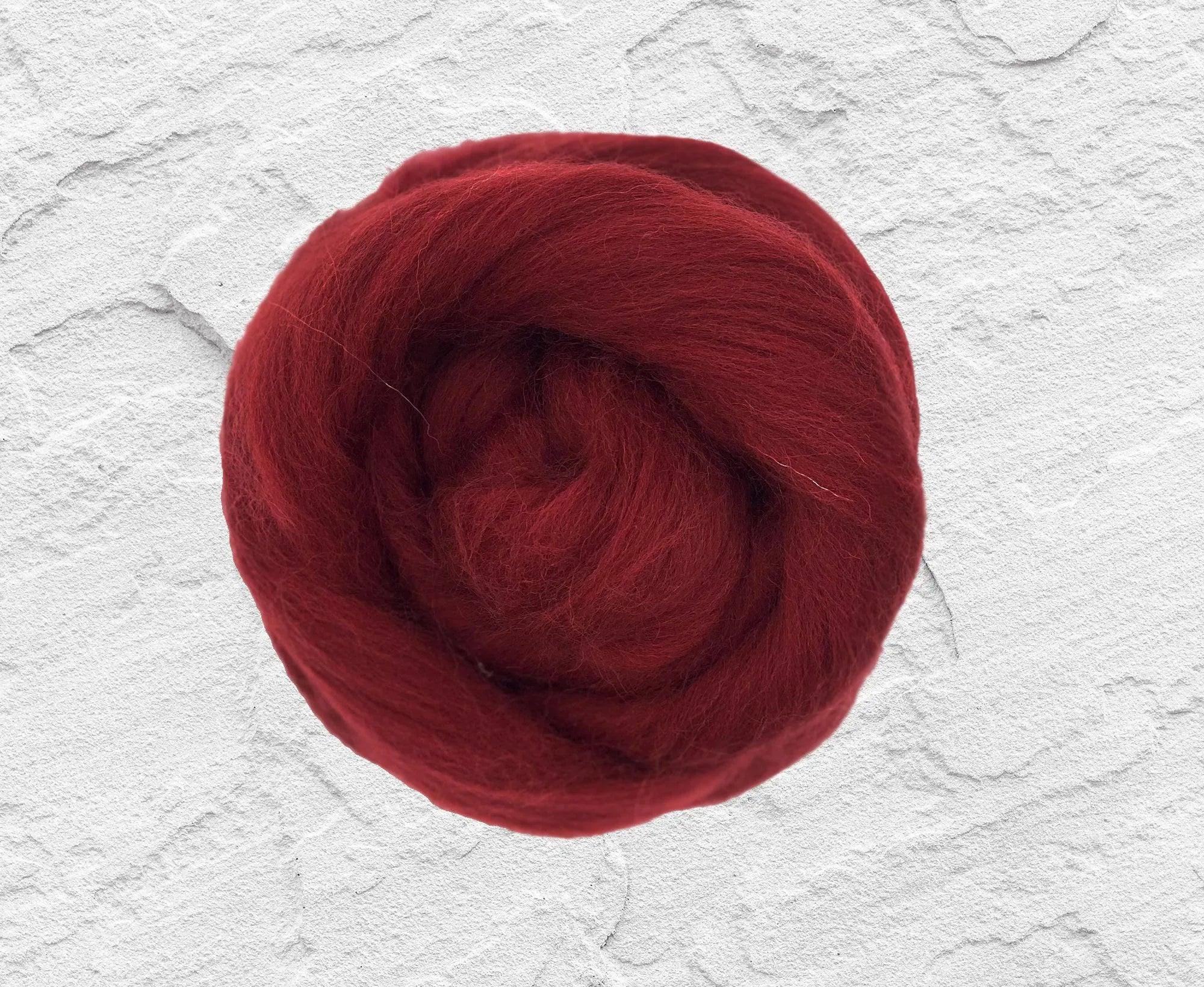 Shetland Loganberry Dyed Wool WoW