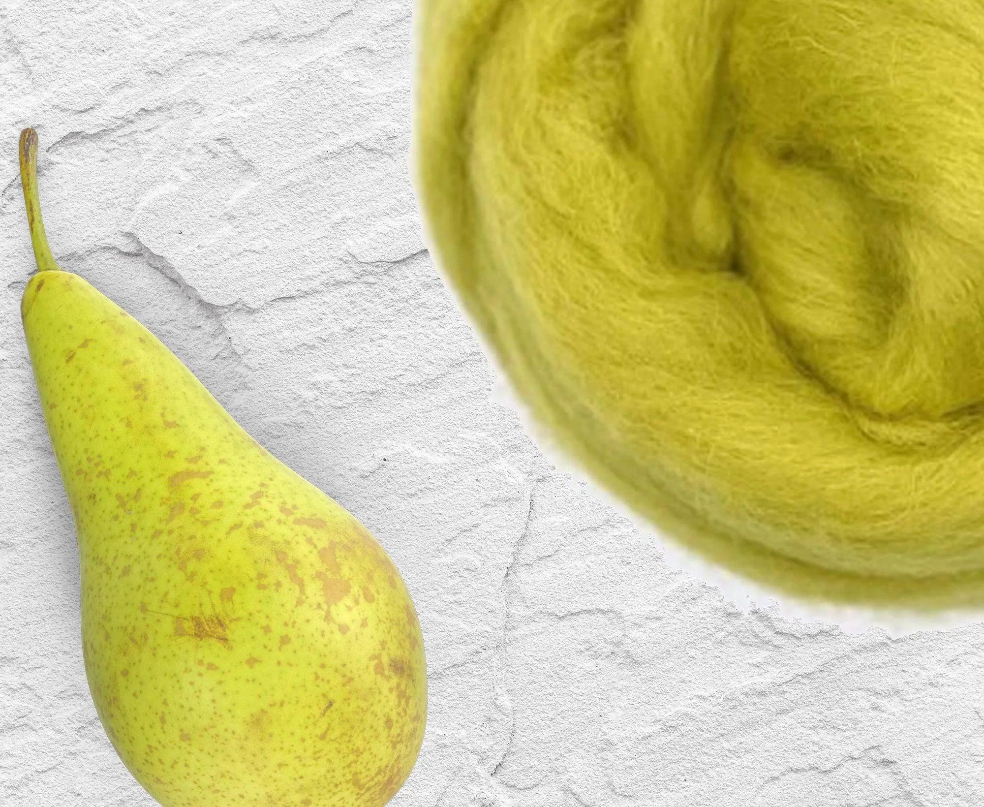 Shetland Pear Dyed Wool WoW