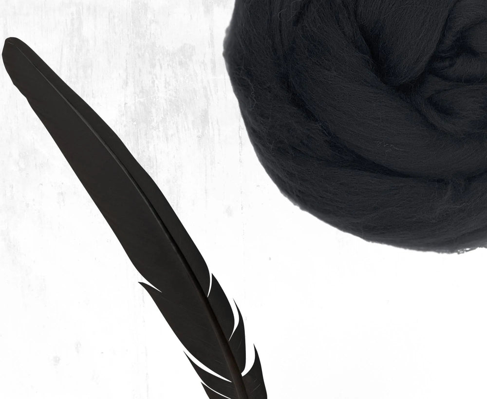 Superfine Merino Charcoal.