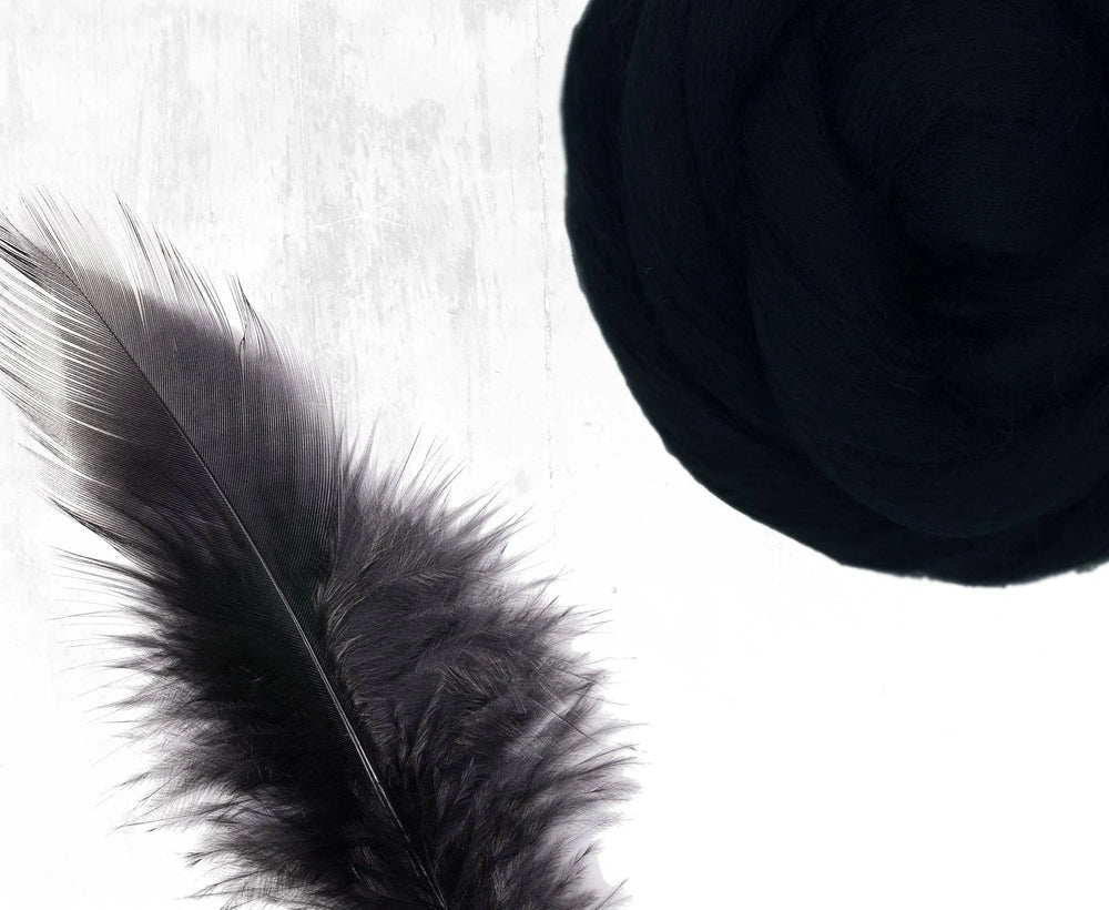 Superfine Merino Raven.