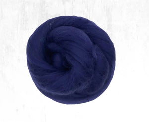 Superfine Merino Tanzanite Dyed Wool WoW