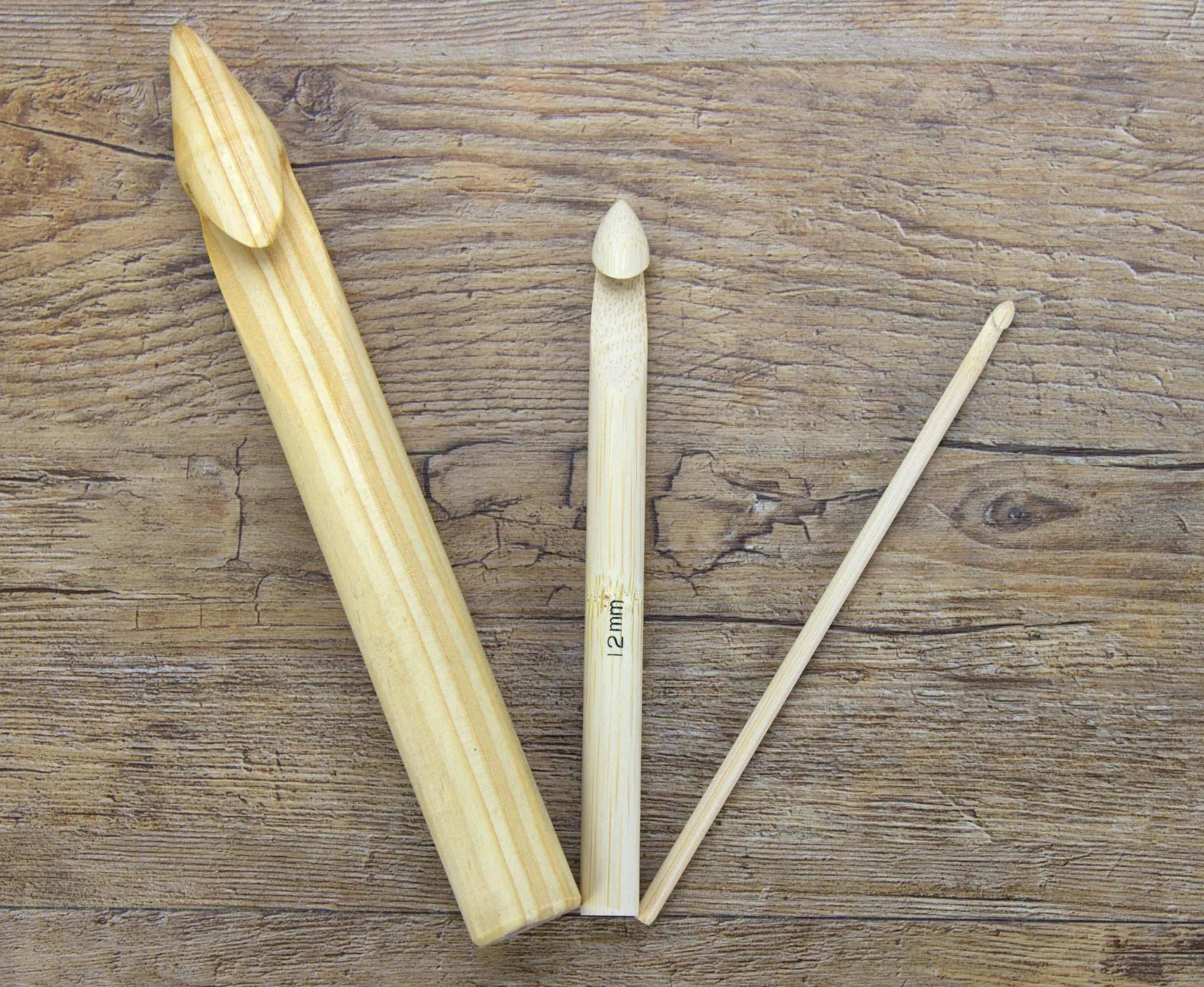 Bamboo Crochet Hook - 2mm to 6.5mm.