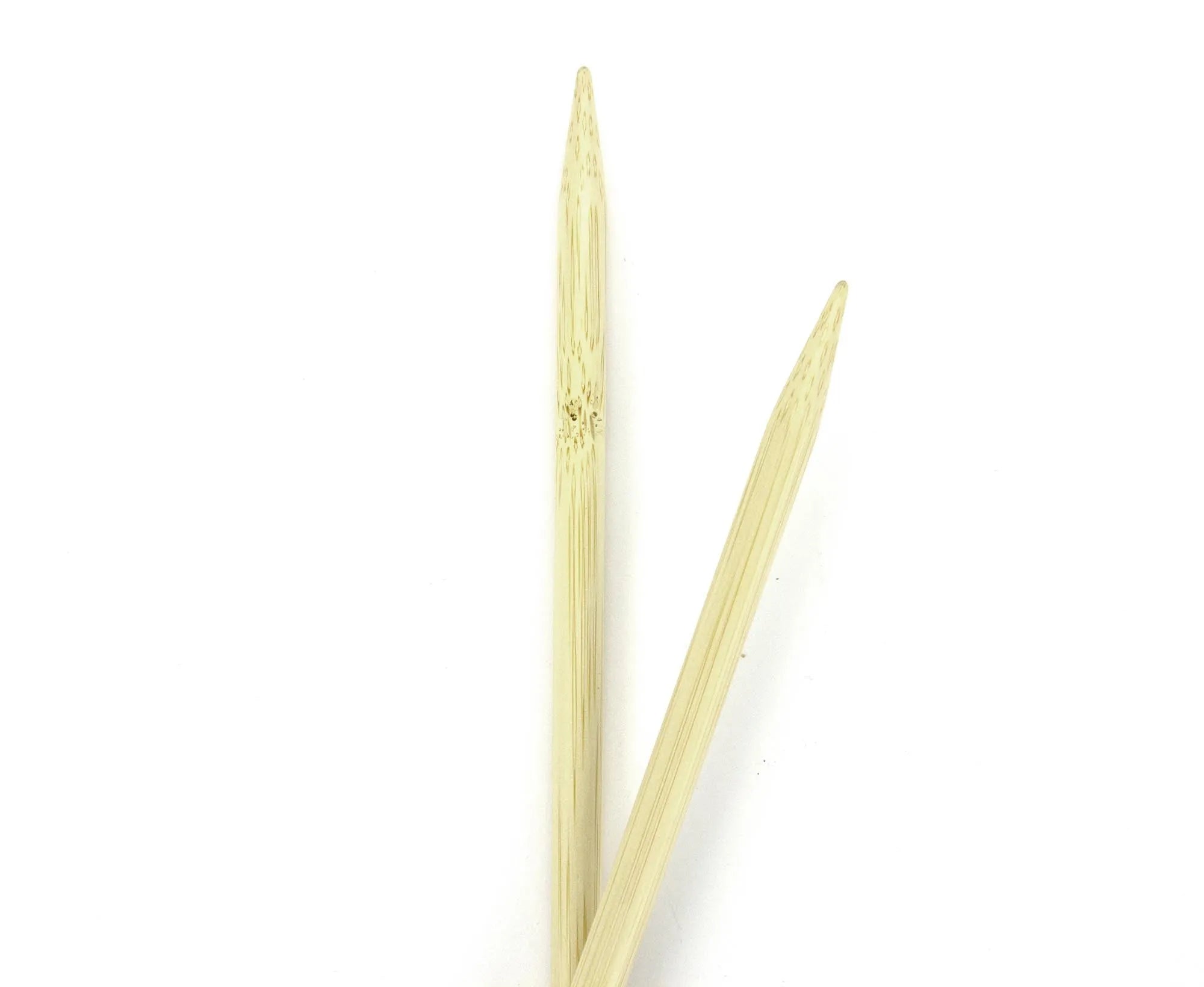 Bamboo Single Point Knitting Needles - 7mm to 12mm.