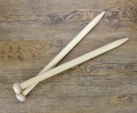 Wooden Single Point Needles.