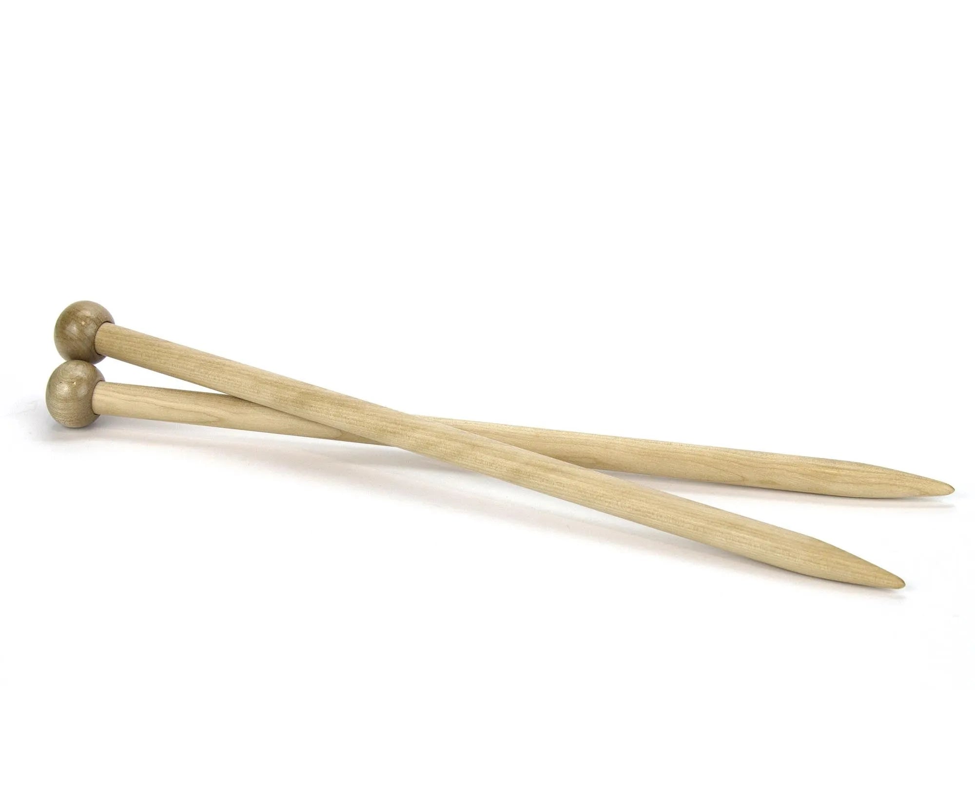 Wooden Single Point Needles.