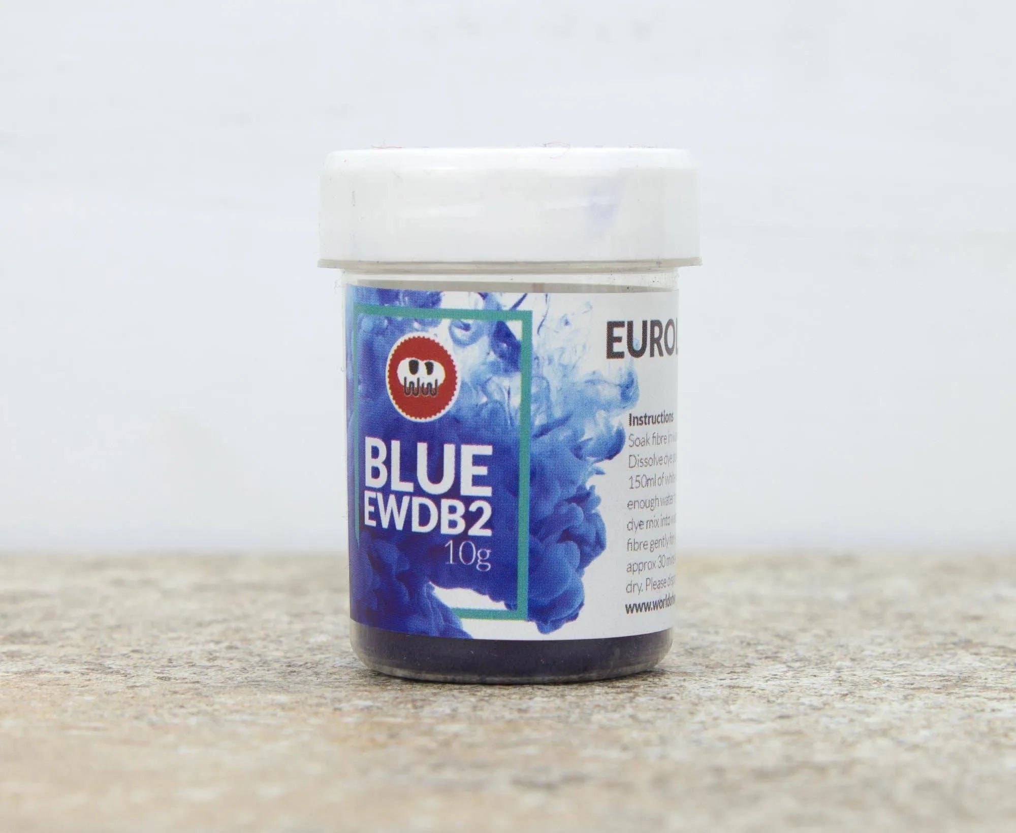 Blue Eurolana Wool Dye.