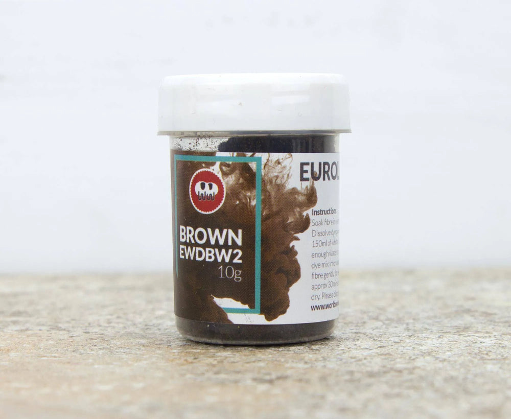 Brown Eurolana Wool Dye.