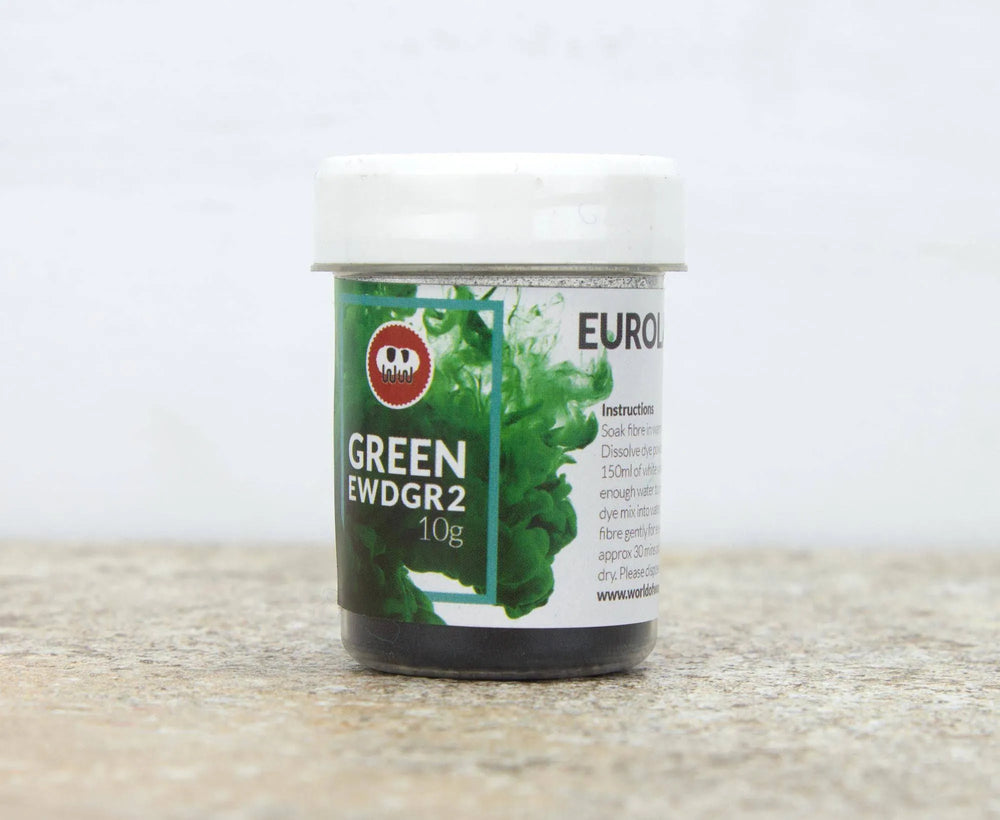 Green Eurolana Wool Dye - World of Wool