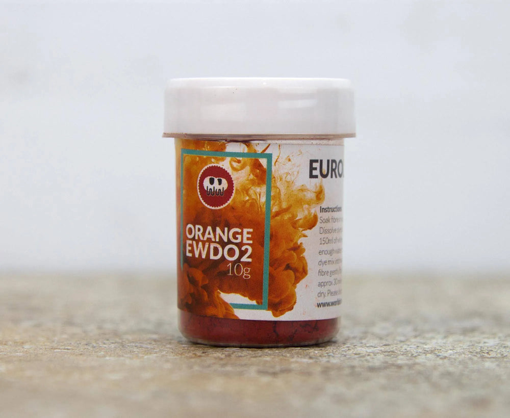 Orange Eurolana Wool Dye.