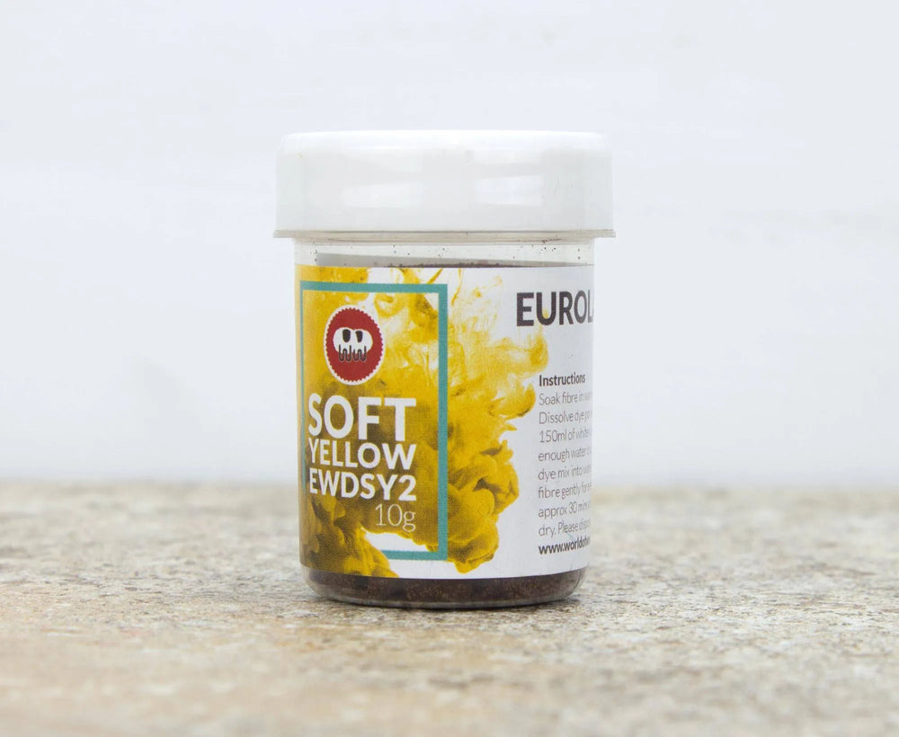 Soft Yellow Eurolana Wool Dye.