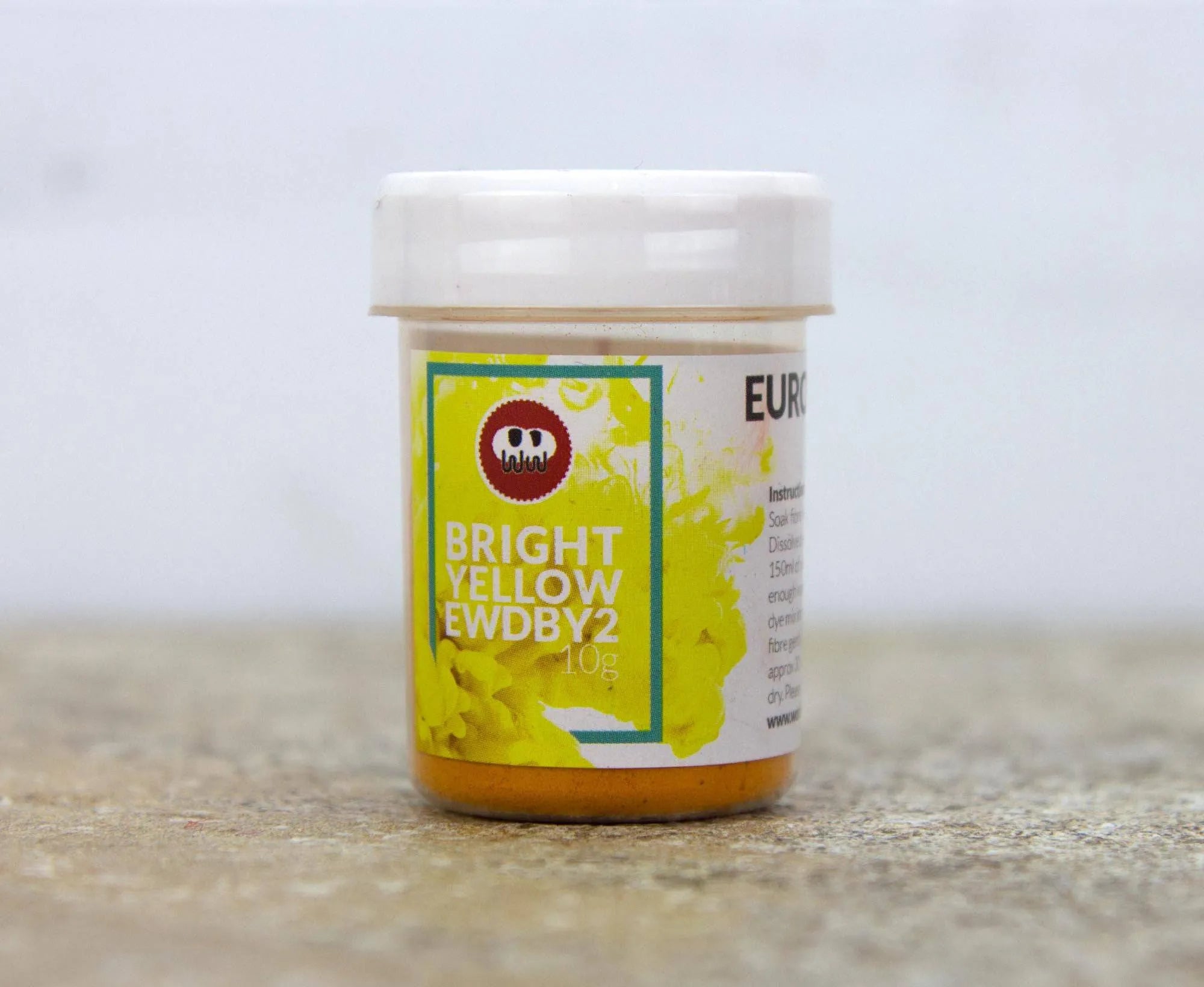 Bright Yellow Eurolana Wool Dye.