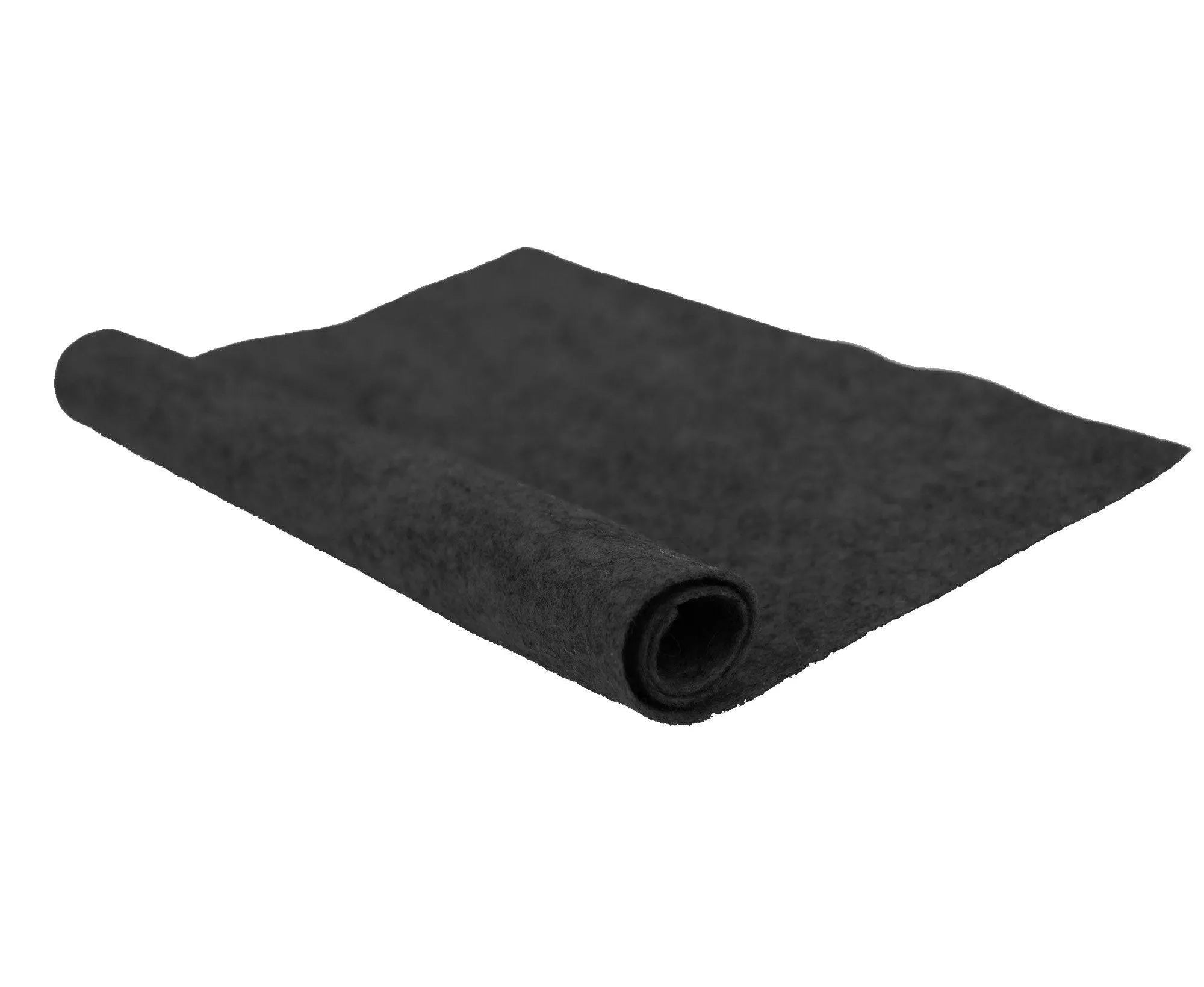 Melange Graphite 1.2mm Wool Felt - World of Wool