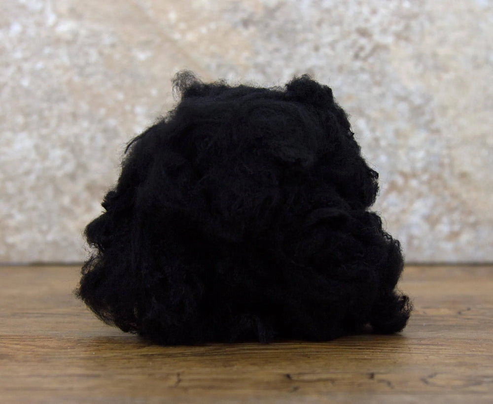 Black Polyester Staple Fibre.
