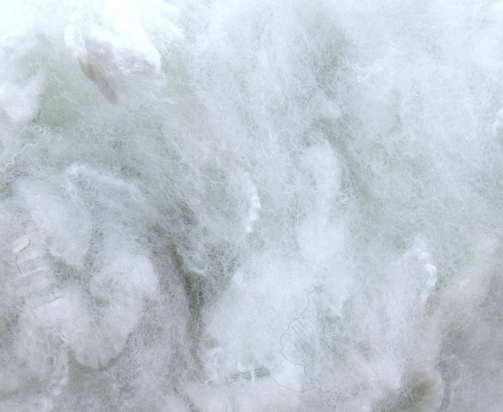 White Polyester Staple Fibre.
