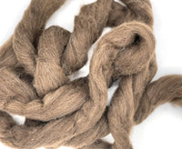 24mic 62's Natural Brown Merino Top - World of Wool