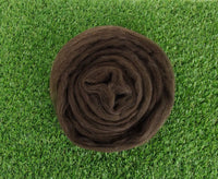 Brown Corriedale Top.