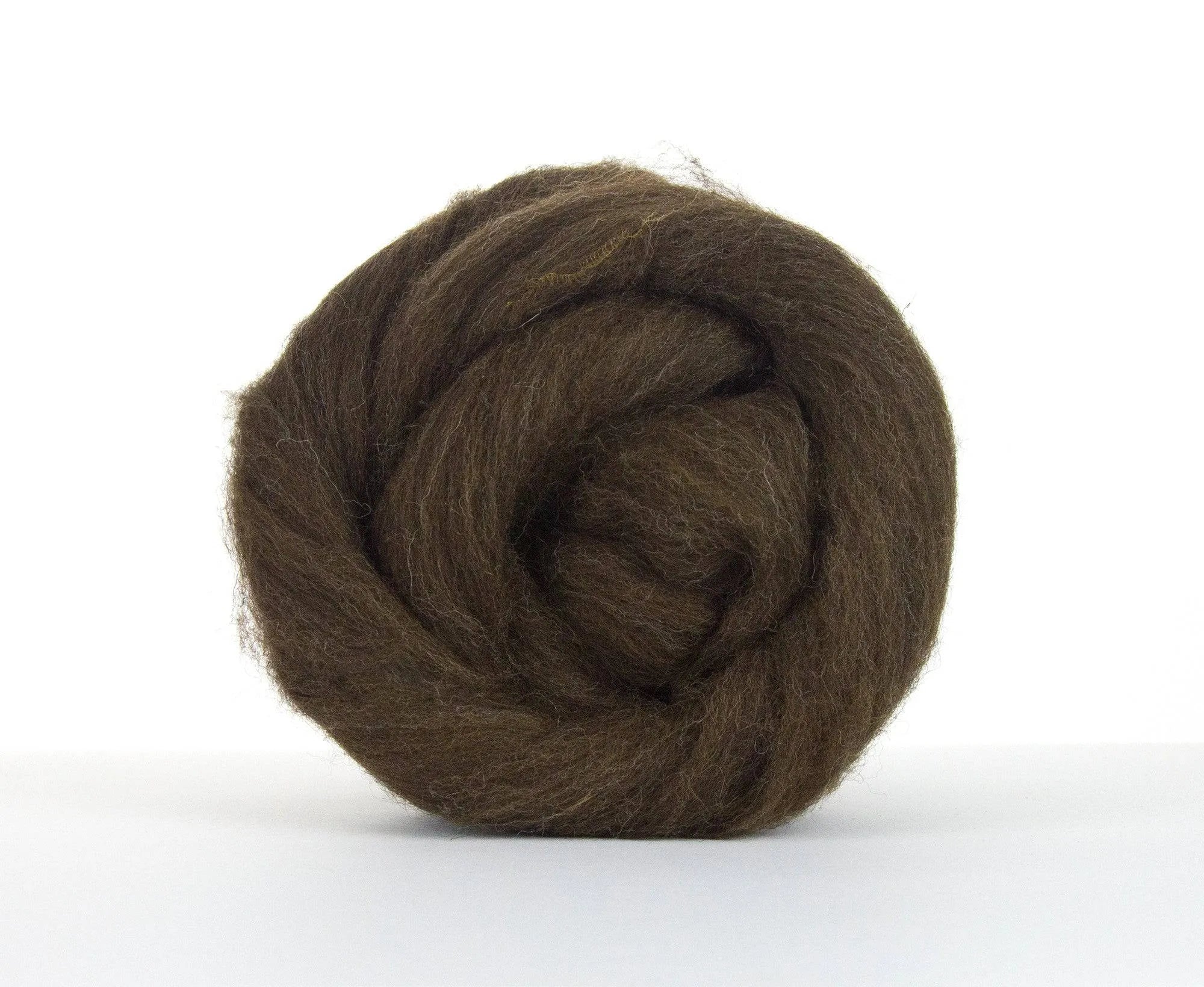 Brown Corriedale Top.