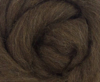 Brown Corriedale Top.