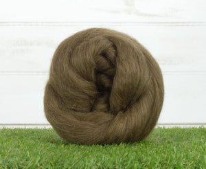 Brown Finnish Top Natural Wool Top WoW