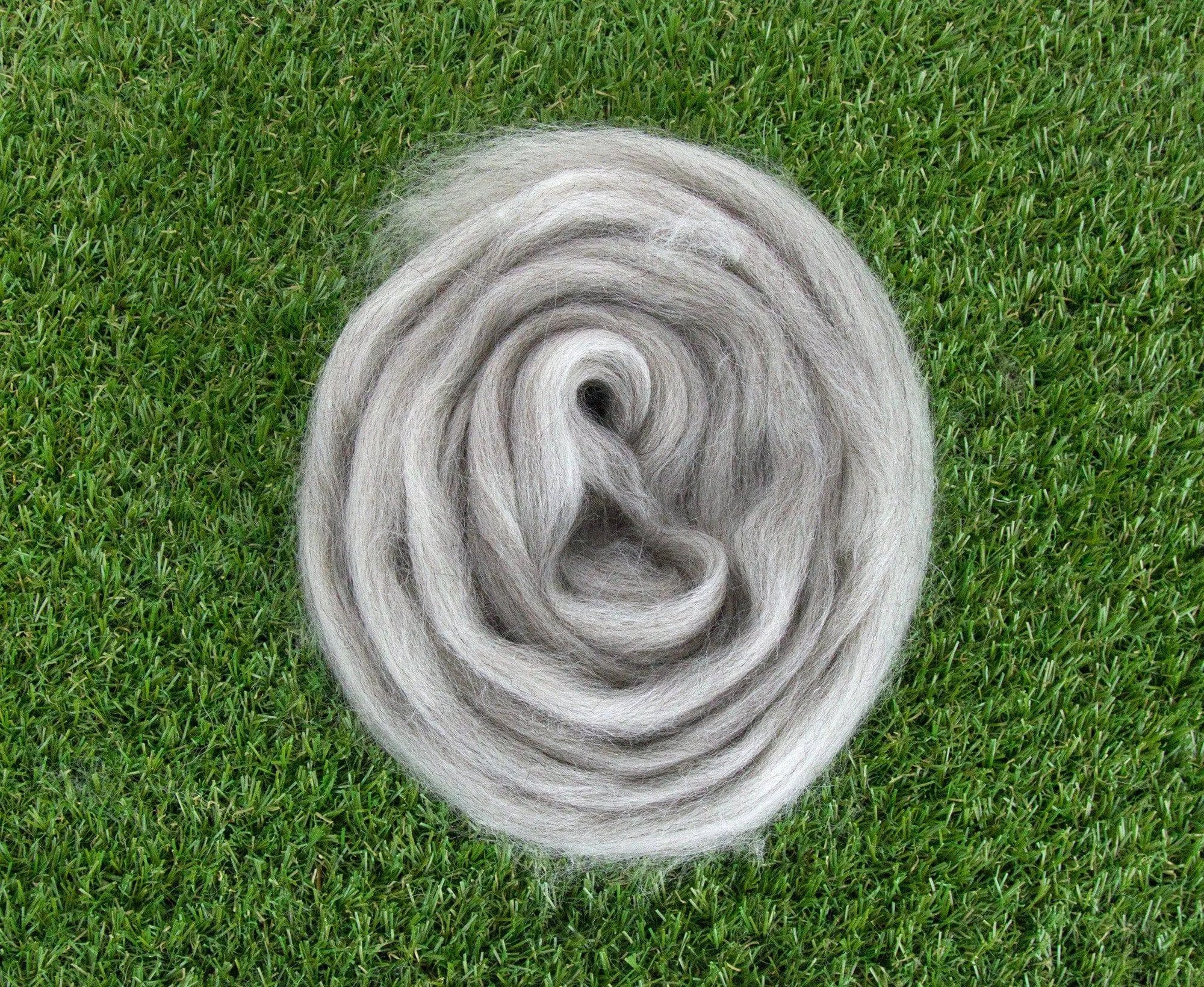 Grey Corriedale Top.