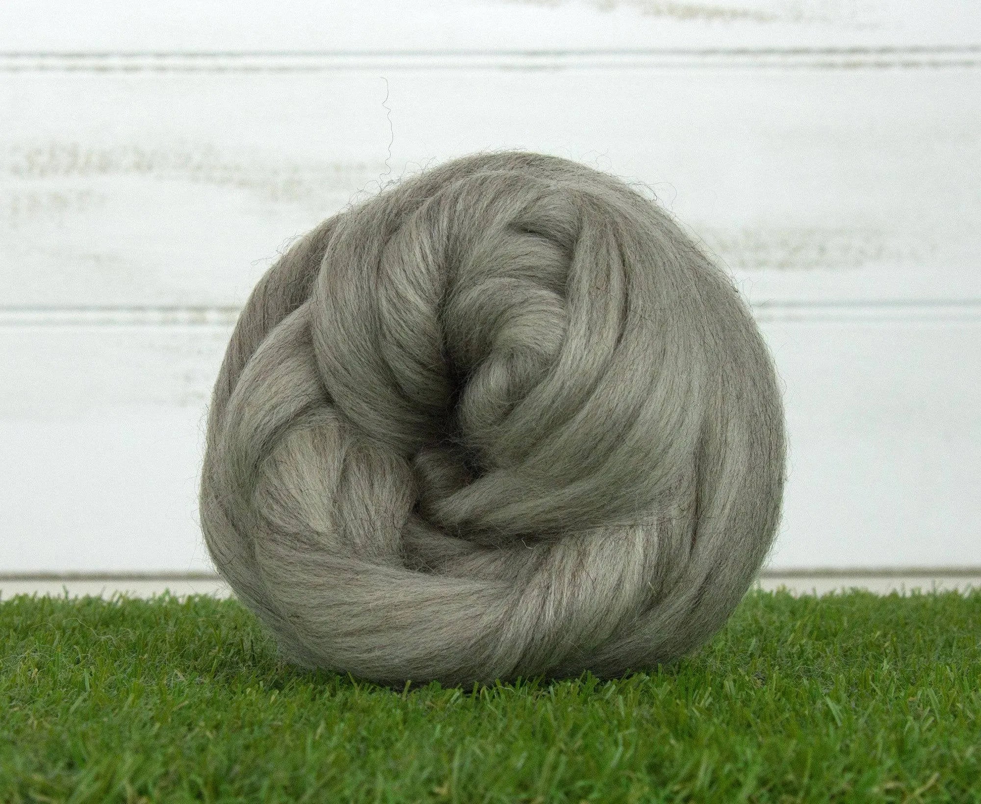 Grey Corriedale Top.