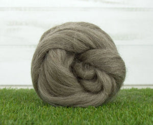 Grey Suffolk Top Natural Wool Top WoW