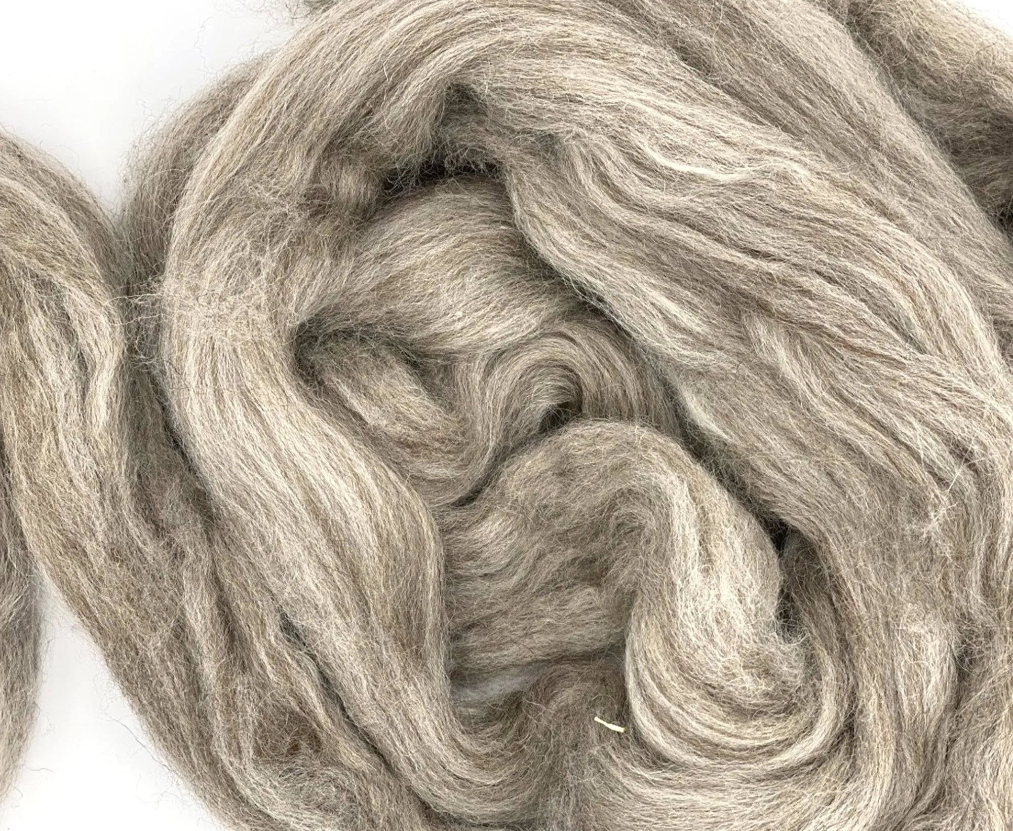 Oatmeal Blue Faced Leicester Top - World of Wool