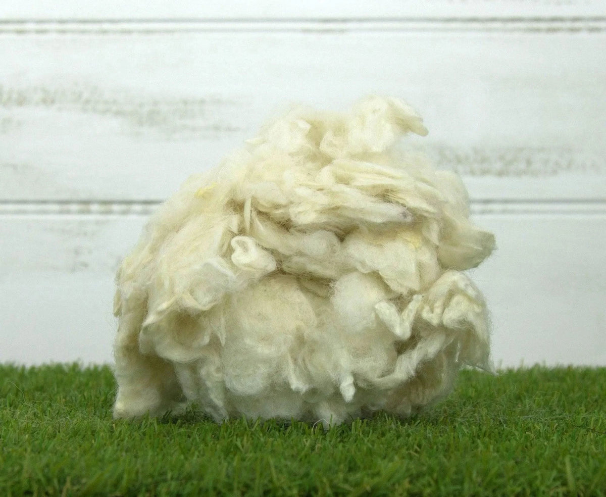 Predator Wool Scoured Perendale Lambswool Natural Wool Top WoW