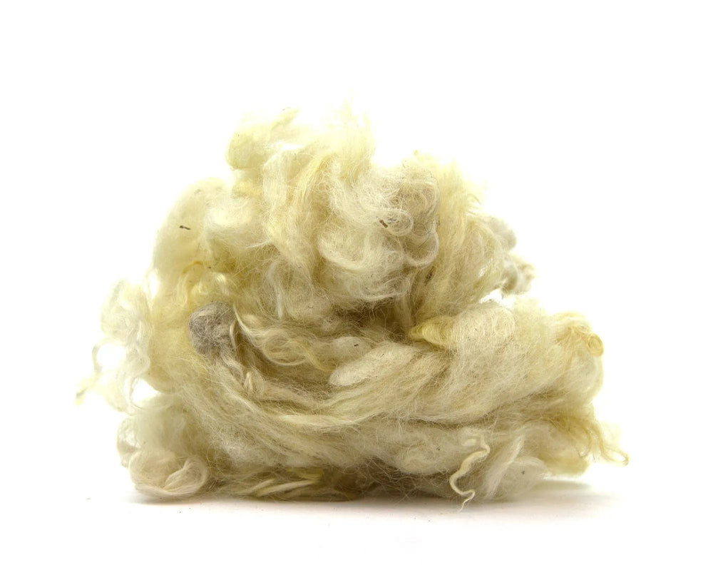 Scoured Wensleydale Longwool Fleecewool.