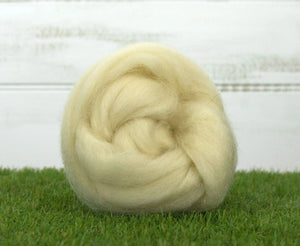 White 56's English Top Natural Wool Top WoW