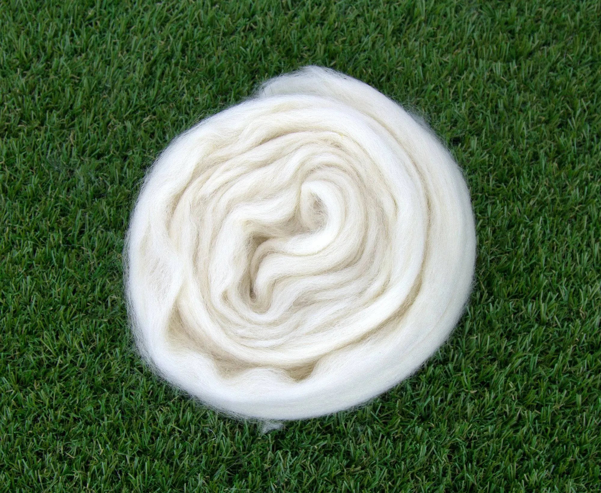 White Corriedale Top - World of Wool