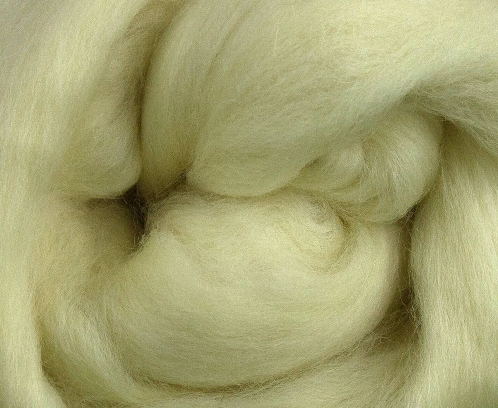 White Corriedale Top.