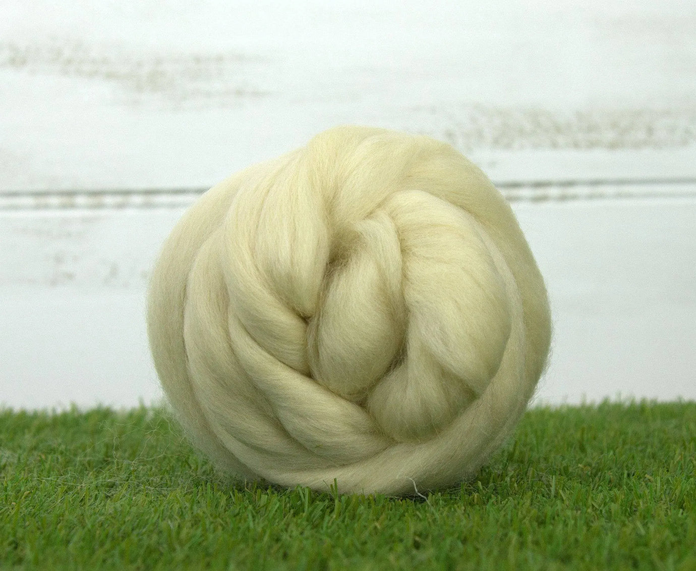 White Corriedale Top.