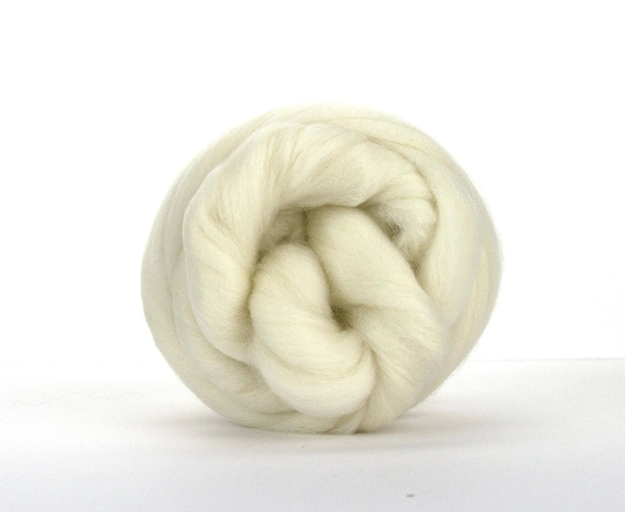 White Falkland Merino Top - World of Wool