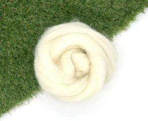 White Lonk Top Natural Wool Top WoW