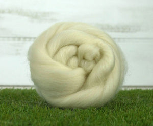 White South American Top Natural Wool Top WoW
