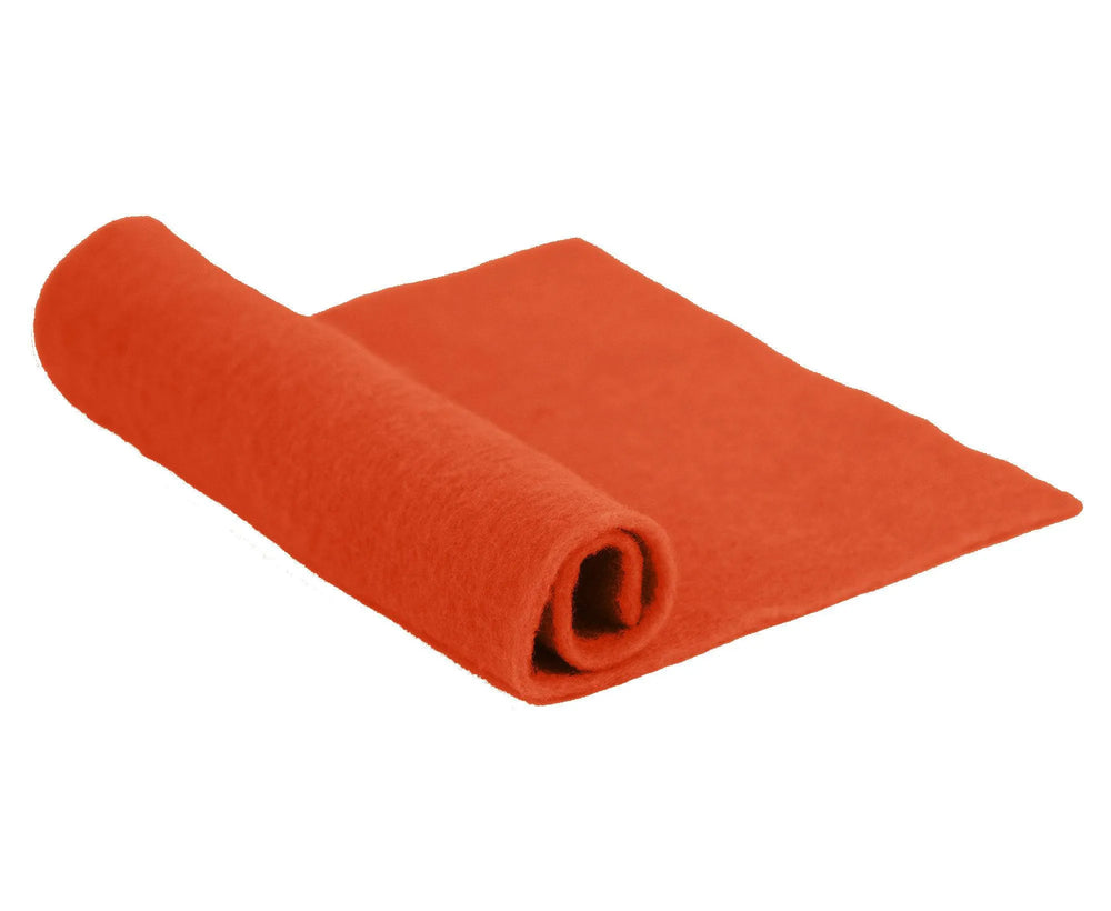 21mic Merino Pumpkin Pre-Felt.
